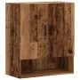 Armario de pared madera de ingeniería madera vieja 60x31x70 cm