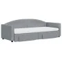 Trundle sofa bed with drawers light gray fabric 80x200 cm by vidaXL, Beds and slatted bases - Ref: Foro24-3197237, Price: 457...