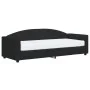 Sofá cama con colchón tela negro 80x200 cm de vidaXL, Camas y somieres - Ref: Foro24-3197167, Precio: 311,74 €, Descuento: %