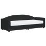 Sofá cama con colchón tela negro 80x200 cm de vidaXL, Camas y somieres - Ref: Foro24-3197167, Precio: 316,97 €, Descuento: %