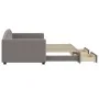 Sofá cama nido con cajones tela gris taupe 90x200 cm de vidaXL, Camas y somieres - Ref: Foro24-3197227, Precio: 291,94 €, Des...