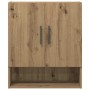 Armario de pared madera de ingeniería roble artesano 60x31x70cm