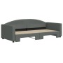 Sofá cama nido tela gris oscuro 90x200 cm de vidaXL, Camas y somieres - Ref: Foro24-3197189, Precio: 235,55 €, Descuento: %