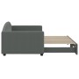 Sofá cama nido tela gris oscuro 90x200 cm de vidaXL, Camas y somieres - Ref: Foro24-3197189, Precio: 235,55 €, Descuento: %