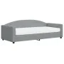 Sofa bed with light gray fabric mattress 90x200 cm by vidaXL, Beds and slatted bases - Ref: Foro24-3197170, Price: 331,20 €, ...