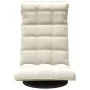 Drehbarer Bodenstuhl aus cremefarbenem Samt von vidaXL, Bodenstühle - Ref: Foro24-336573, Preis: 97,36 €, Rabatt: %