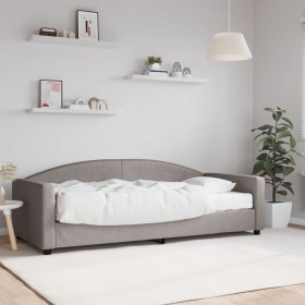 Schlafsofa mit taupegrauer Stoffmatratze 90x200 cm von vidaXL, Betten und Lattenroste - Ref: Foro24-3197173, Preis: 316,64 €,...