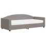 Sofa bed with taupe gray fabric mattress 90x200 cm by vidaXL, Beds and slatted bases - Ref: Foro24-3197173, Price: 316,50 €, ...