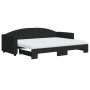 Trundle sofa bed with black fabric mattress 80x200 cm by vidaXL, Beds and slatted bases - Ref: Foro24-3197203, Price: 417,91 ...