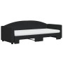 Trundle sofa bed with black fabric mattress 80x200 cm by vidaXL, Beds and slatted bases - Ref: Foro24-3197203, Price: 417,91 ...