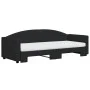 Trundle sofa bed with black fabric mattress 80x200 cm by vidaXL, Beds and slatted bases - Ref: Foro24-3197203, Price: 419,08 ...