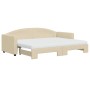 Sofá cama nido con colchón tela crema 80x200 cm de vidaXL, Camas y somieres - Ref: Foro24-3197205, Precio: 420,38 €, Descuent...