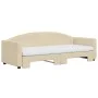 Sofá cama nido con colchón tela crema 80x200 cm de vidaXL, Camas y somieres - Ref: Foro24-3197205, Precio: 430,11 €, Descuent...