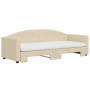 Sofá cama nido con colchón tela crema 80x200 cm de vidaXL, Camas y somieres - Ref: Foro24-3197205, Precio: 420,38 €, Descuent...