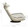 Drehbarer Bodenstuhl aus cremefarbenem Samt von vidaXL, Bodenstühle - Ref: Foro24-336573, Preis: 97,36 €, Rabatt: %