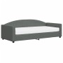 Sofa bed with dark gray fabric mattress 90x200 cm by vidaXL, Beds and slatted bases - Ref: Foro24-3197171, Price: 298,53 €, D...