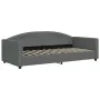 Sofa bed with dark gray fabric mattress 90x200 cm by vidaXL, Beds and slatted bases - Ref: Foro24-3197171, Price: 332,44 €, D...