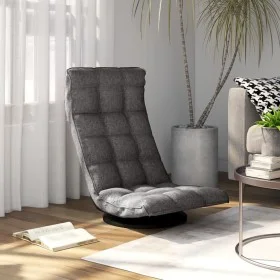 Silla de suelo giratoria de tela gris claro by vidaXL, Floor chairs - Ref: Foro24-336574, Price: 106,47 €, Discount: %