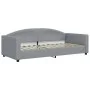 Trundle sofa bed with light gray fabric mattress 90x200 cm by vidaXL, Beds and slatted bases - Ref: Foro24-3197206, Price: 44...