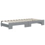 Sofá cama nido con colchón tela gris claro 90x200 cm de vidaXL, Camas y somieres - Ref: Foro24-3197206, Precio: 435,14 €, Des...