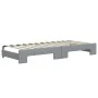 Trundle sofa bed with light gray fabric mattress 90x200 cm by vidaXL, Beds and slatted bases - Ref: Foro24-3197206, Price: 44...