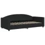 Trundle sofa bed black fabric 90x200 cm by vidaXL, Beds and slatted bases - Ref: Foro24-3197190, Price: 251,52 €, Discount: %