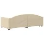 Sofá cama nido tela crema 90x200 cm de vidaXL, Camas y somieres - Ref: Foro24-3197192, Precio: 251,39 €, Descuento: %