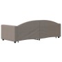 Sofá cama nido con cajones tela gris taupe 80x200 cm de vidaXL, Camas y somieres - Ref: Foro24-3197222, Precio: 288,81 €, Des...