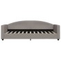 Sofá cama nido con cajones tela gris taupe 80x200 cm de vidaXL, Camas y somieres - Ref: Foro24-3197222, Precio: 288,81 €, Des...
