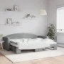 Sofá cama nido tela gris claro 80x200 cm de vidaXL, Camas y somieres - Ref: Foro24-3197183, Precio: 246,05 €, Descuento: %
