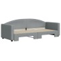 Sofá cama nido tela gris claro 80x200 cm de vidaXL, Camas y somieres - Ref: Foro24-3197183, Precio: 251,49 €, Descuento: %