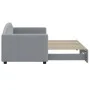 Sofá cama nido tela gris claro 80x200 cm de vidaXL, Camas y somieres - Ref: Foro24-3197183, Precio: 246,05 €, Descuento: %