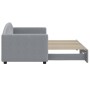 Sofá cama nido tela gris claro 80x200 cm de vidaXL, Camas y somieres - Ref: Foro24-3197183, Precio: 251,49 €, Descuento: %