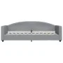 Trundle sofa bed light gray fabric 80x200 cm by vidaXL, Beds and slatted bases - Ref: Foro24-3197183, Price: 246,09 €, Discou...