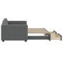 Sofá cama nido con cajones tela gris oscuro 80x200 cm de vidaXL, Camas y somieres - Ref: Foro24-3197220, Precio: 292,52 €, De...