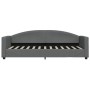 Sofá cama nido con cajones tela gris oscuro 80x200 cm de vidaXL, Camas y somieres - Ref: Foro24-3197220, Precio: 292,52 €, De...