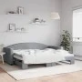 Sofá cama nido tela gris claro 90x200 cm de vidaXL, Camas y somieres - Ref: Foro24-3197188, Precio: 251,69 €, Descuento: %