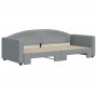 Sofá cama nido tela gris claro 90x200 cm de vidaXL, Camas y somieres - Ref: Foro24-3197188, Precio: 257,08 €