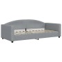 Sofá cama nido tela gris claro 90x200 cm de vidaXL, Camas y somieres - Ref: Foro24-3197188, Precio: 257,08 €