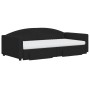 Sofá cama nido con cajones tela negro 100x200 cm de vidaXL, Camas y somieres - Ref: Foro24-3197249, Precio: 478,00 €