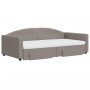 Sofá cama nido con cajones tela gris taupe 100x200 cm de vidaXL, Camas y somieres - Ref: Foro24-3197250, Precio: 480,68 €, De...