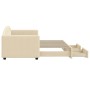 Ausziehbares Schlafsofa mit Schubladen, cremefarbener Stoff, 80 x 200 cm von vidaXL, Betten und Lattenroste - Ref: Foro24-319...