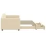 Sofá cama nido con cajones tela color crema 80x200 cm de vidaXL, Camas y somieres - Ref: Foro24-3197223, Precio: 286,27 €, De...