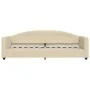 Sofá cama nido con cajones tela color crema 80x200 cm de vidaXL, Camas y somieres - Ref: Foro24-3197223, Precio: 286,27 €, De...