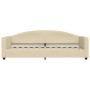 Sofá cama nido con cajones tela color crema 80x200 cm de vidaXL, Camas y somieres - Ref: Foro24-3197223, Precio: 290,44 €, De...