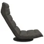 Silla de suelo giratoria tela gris oscuro de vidaXL, Sillas de suelo - Ref: Foro24-336575, Precio: 102,96 €, Descuento: %