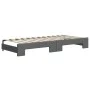 Trundle sofa bed with dark gray fabric mattress 80x200 cm by vidaXL, Beds and slatted bases - Ref: Foro24-3197202, Price: 424...