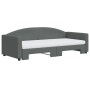 Trundle sofa bed with dark gray fabric mattress 90x200 cm by vidaXL, Beds and slatted bases - Ref: Foro24-3197207, Price: 420...