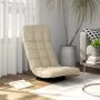 Silla de suelo giratoria de tela crema de vidaXL, Sillas de suelo - Ref: Foro24-336576, Precio: 115,63 €, Descuento: %