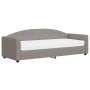 Schlafsofa mit taupegrauer Stoffmatratze 80x200 cm von vidaXL, Betten und Lattenroste - Ref: Foro24-3197168, Preis: 316,31 €,...